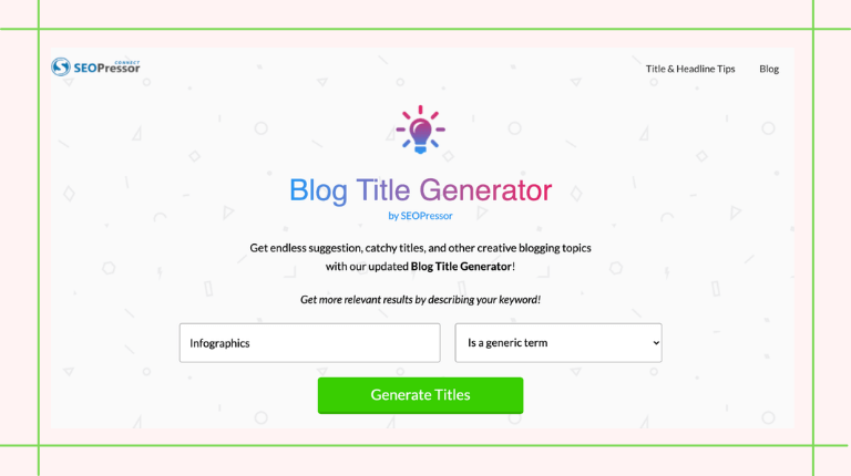 creative blog title generators 