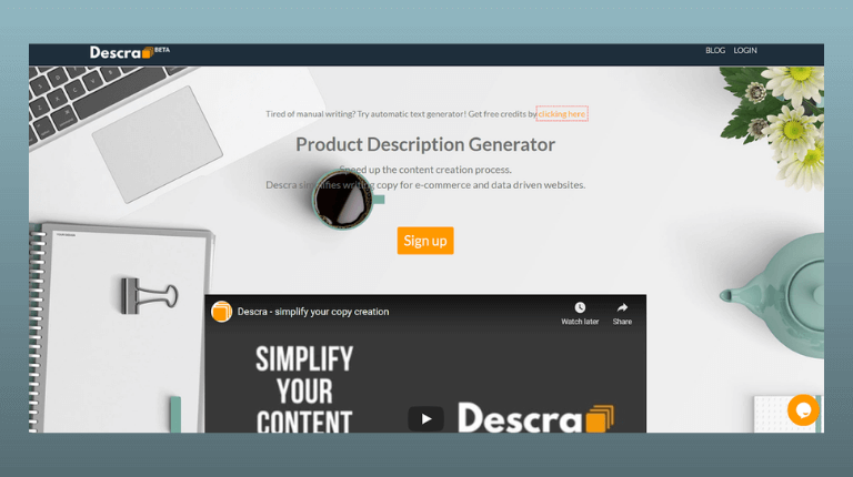 product description generator