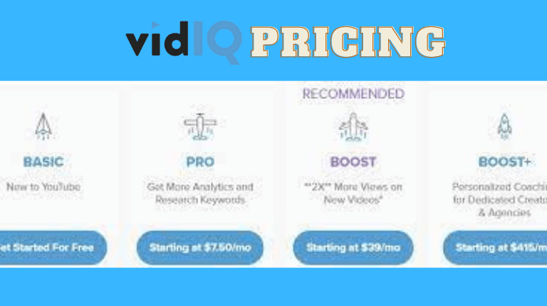 VidIQ pricing