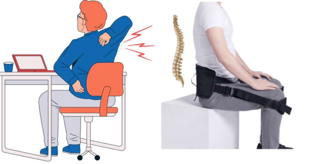 Back pain belt for pain relief