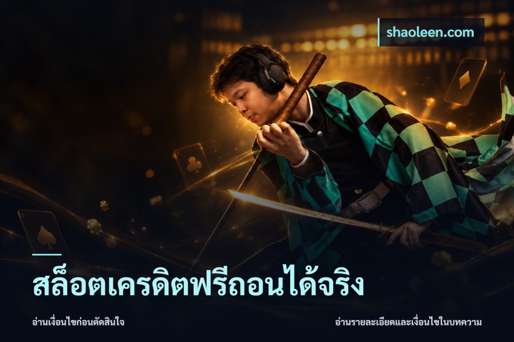 สล็อตเครดิตฟรีถอนได้จริง