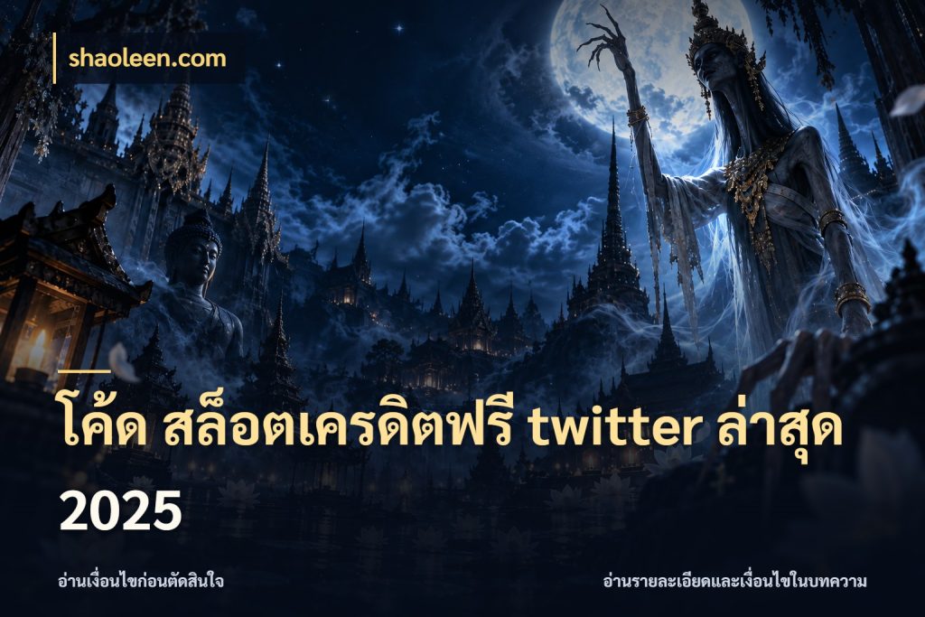 โค้ด สล็อตเครดิตฟรี twitter ล่าสุด 2025 เครดิตฟรีในมุมที่สายโบนัสสนใจ ในมุม shaoleen.com