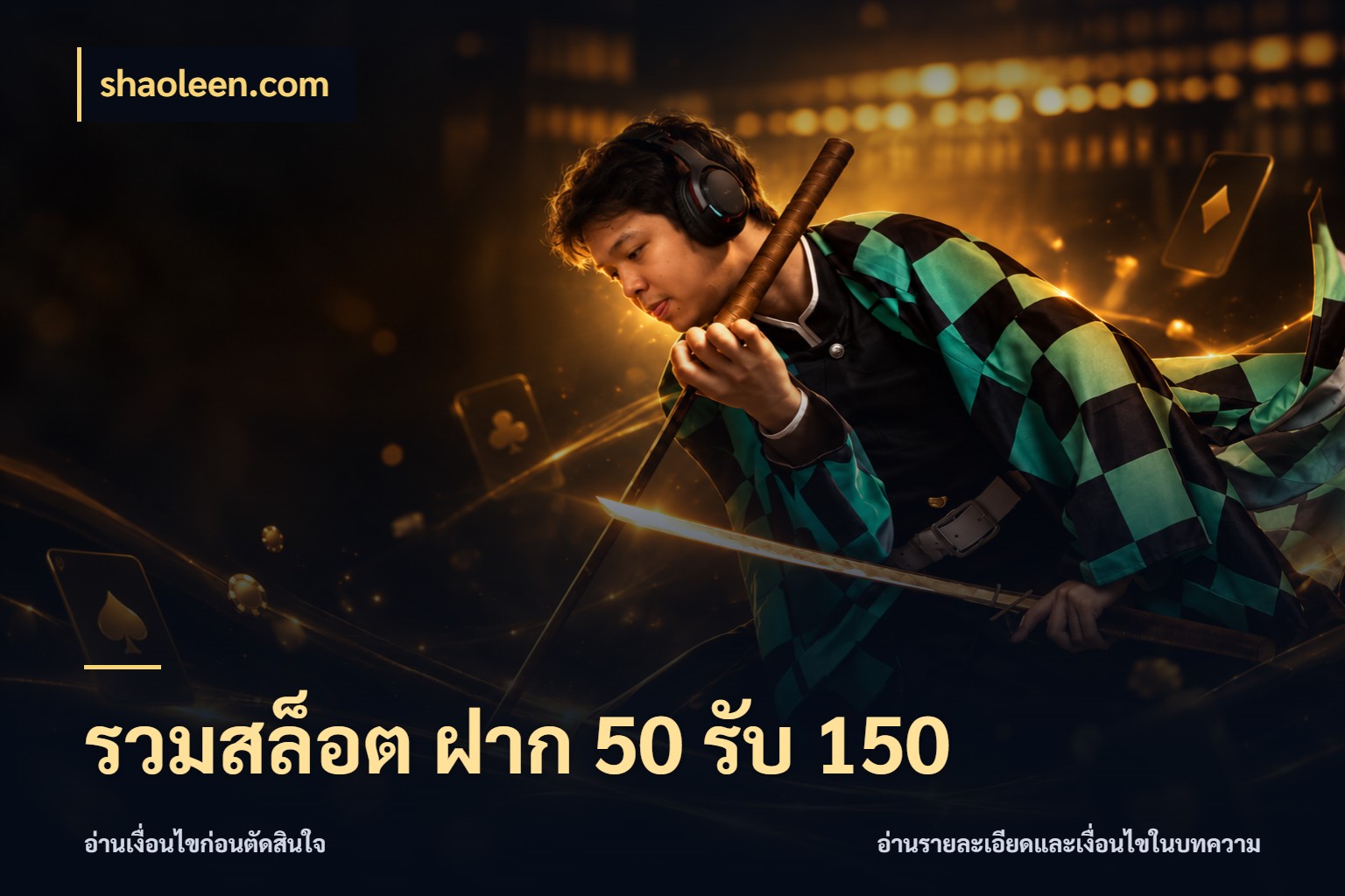 รวมสล็อต ฝาก 50 รับ 150 โปรกับเกมที่ชอบเลือกให้ตรงสไตล์ ในมุม shaoleen.com
