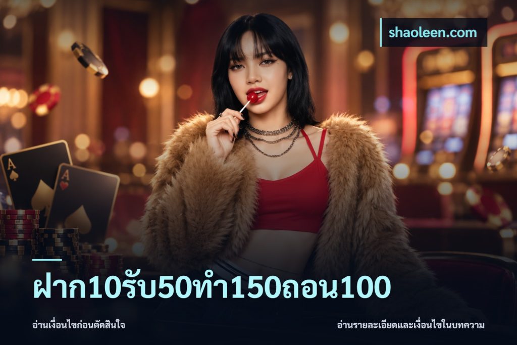 ฝาก10รับ50ทํา150ถอน100