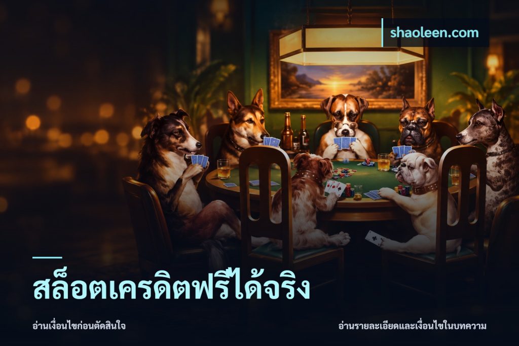 สล็อตเครดิตฟรีได้จริง