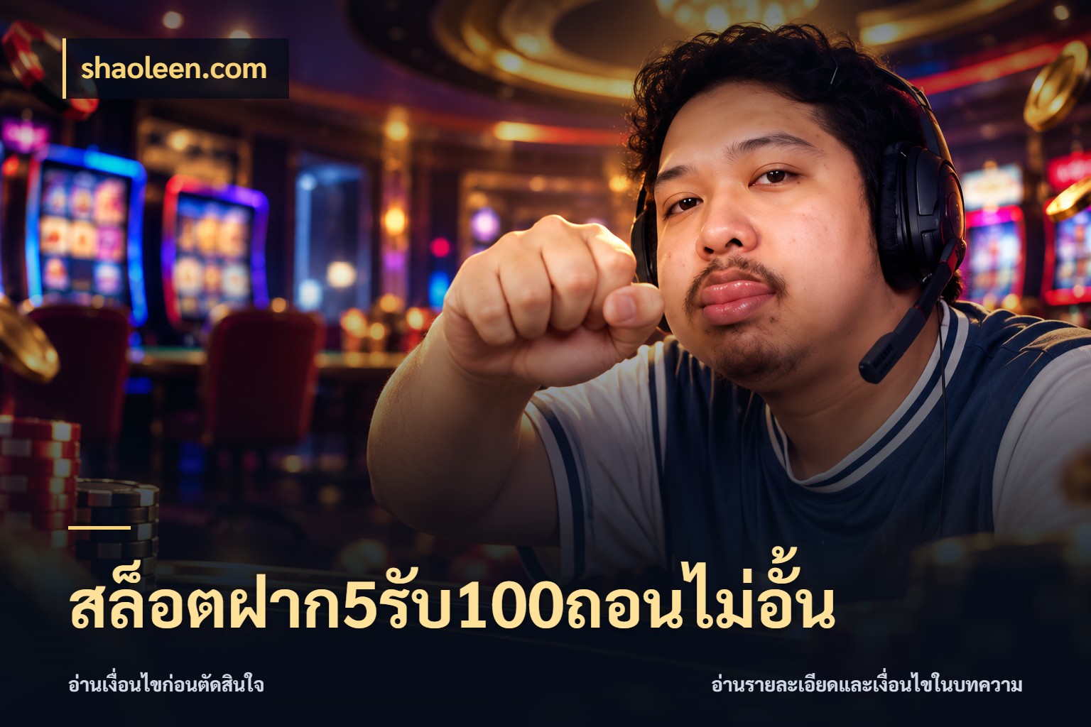 สล็อตฝาก5รับ100ถอนไม่อั้น จุดเด่นของเครดิตที่คนชอบเกมอยากรู้ ในมุม shaoleen.com