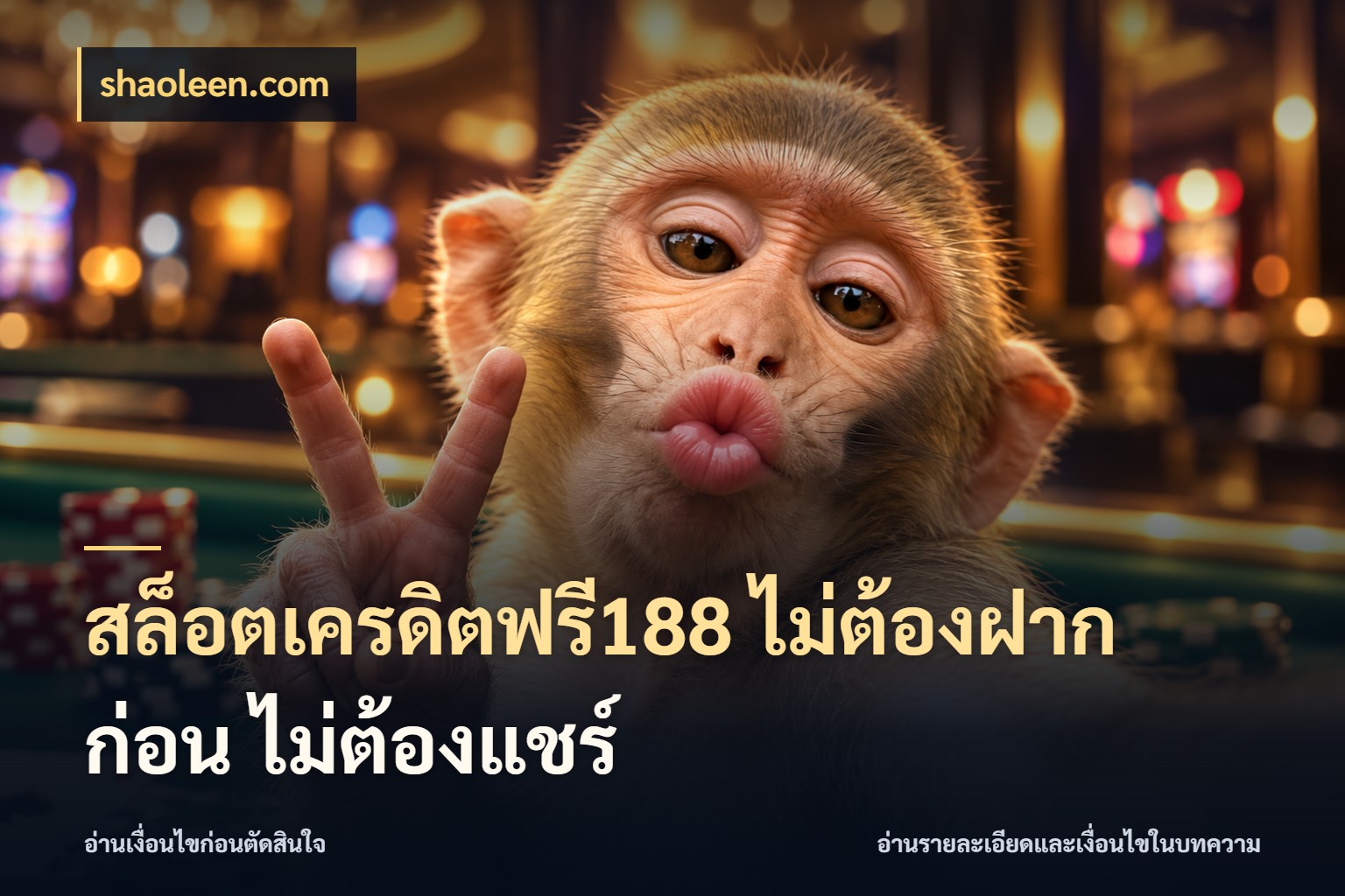 สล็อตเครดิตฟรี188 ไม่ต้องฝาก ก่อน ไม่ต้องแชร์ เครดิตฟรีกับจังหวะลุ้นที่คุณเลือก ในมุม shaoleen.com