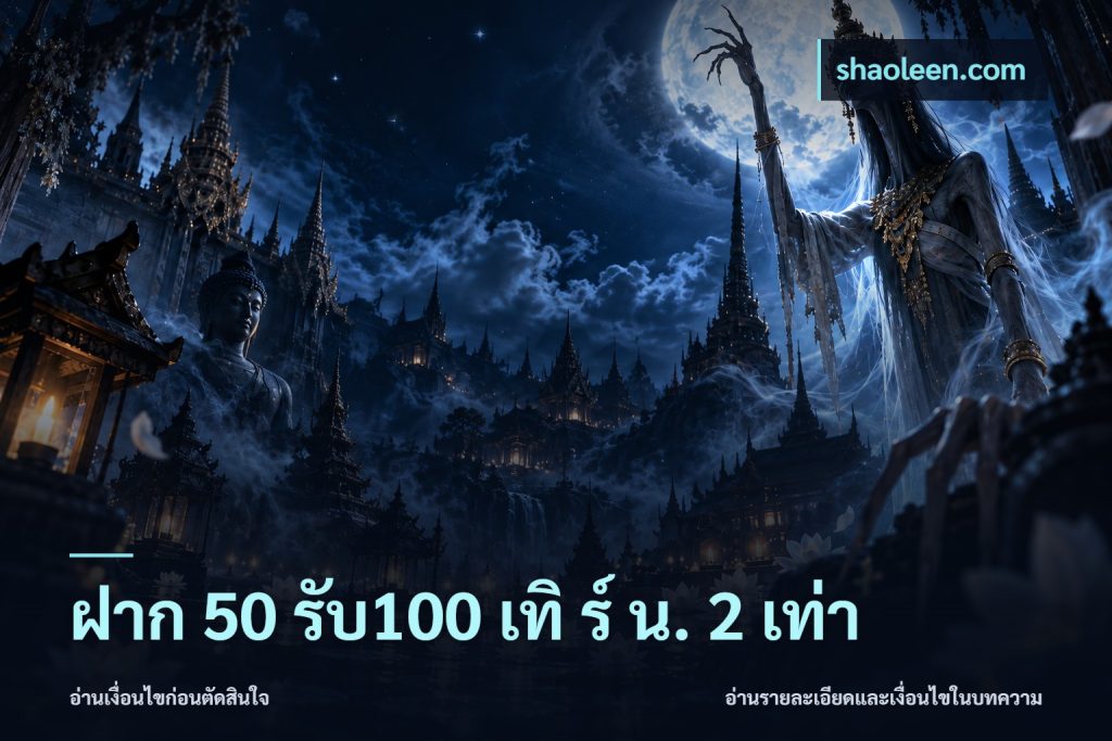 ฝาก 50 รับ100 เทิ ร์ น. 2 เท่า
