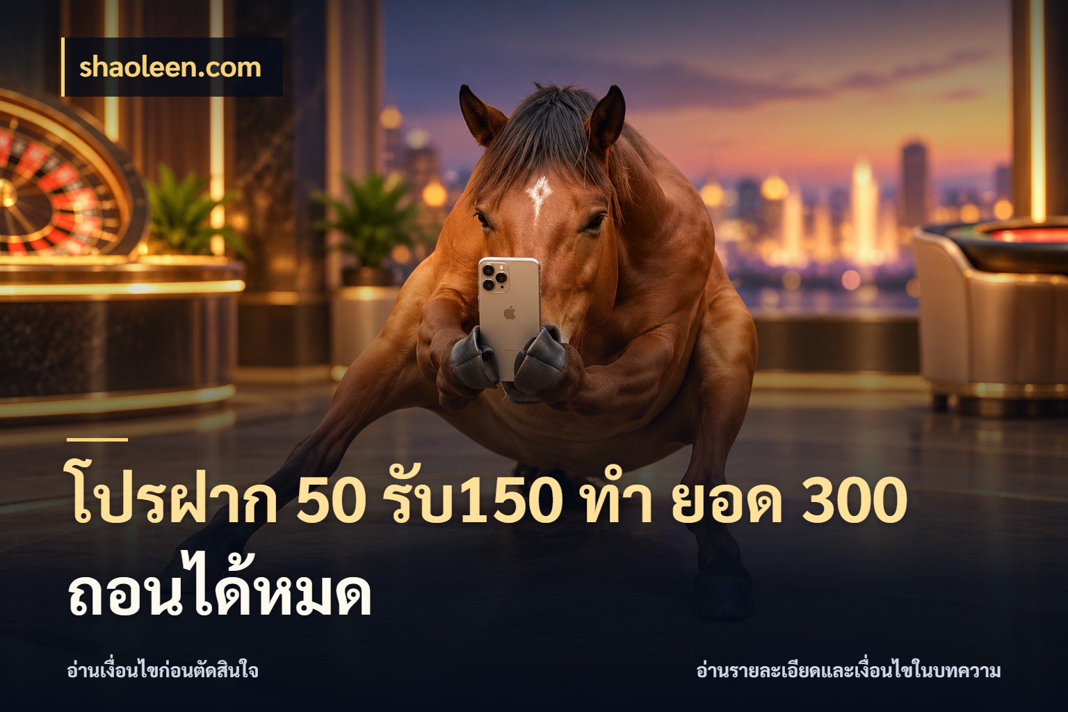 โปรฝาก 50 รับ150 ทํา ยอด 300 ถอนได้หมด ยอดฝากและยอดรับในมุมของคนชอบลุ้น ในมุม shaoleen.com
