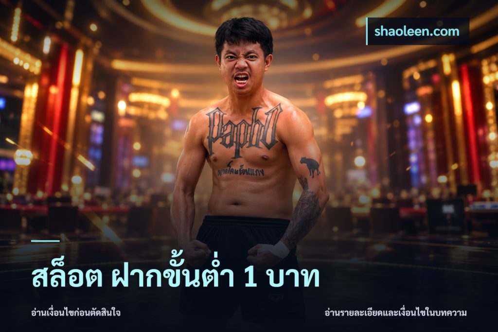 สล็อต ฝากขั้นต่ำ 1 บาท