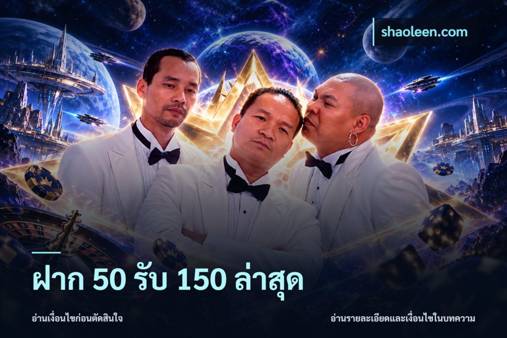 ฝาก 50 รับ 150 ล่าสุด