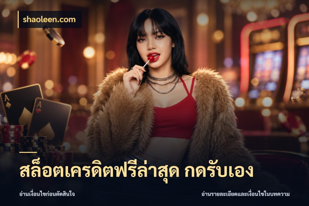 สล็อตเครดิตฟรีล่าสุด กดรับเอง เลือกสไตล์ความสนุกจากรูปแบบเครดิต กับ shaoleen.com