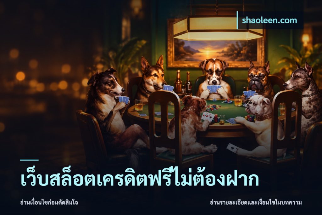 เว็บสล็อตเครดิตฟรีไม่ต้องฝาก