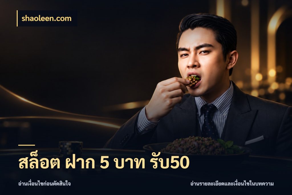สล็อต ฝาก 5 บาท รับ50 เปิดมุมโปรให้เข้ากับเกมแนวโปรด สไตล์ shaoleen.com