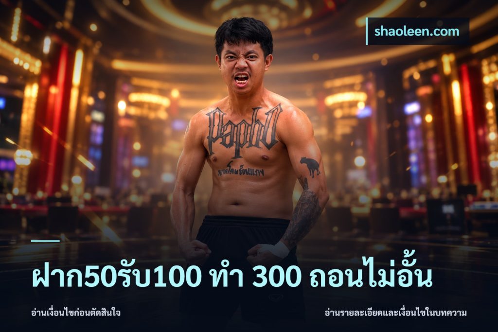 ฝาก50รับ100 ทํา 300 ถอนไม่อั้น