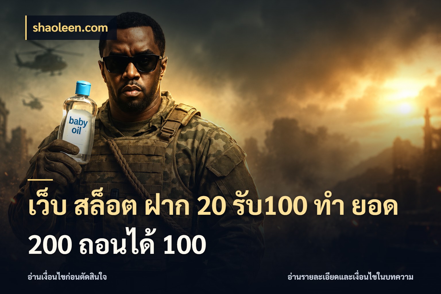 เว็บ สล็อต ฝาก 20 รับ100 ทํา ยอด 200 ถอนได้ 100 จุดเด่นของเครดิตที่คนชอบเกมอยากรู้ กับ shaoleen.com