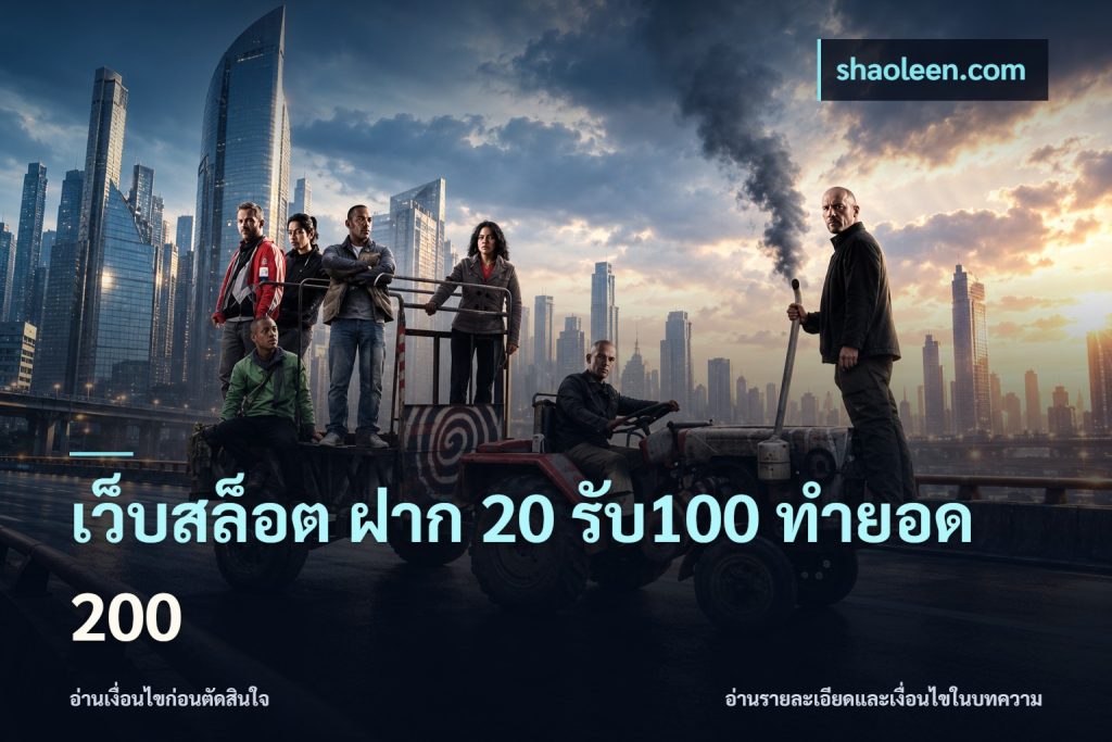 เว็บสล็อต ฝาก 20 รับ100 ทำยอด 200