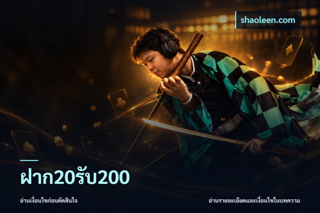ฝาก20รับ200