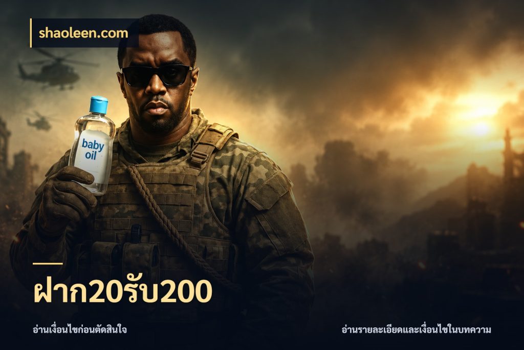 ฝาก20รับ200 เครดิตกับรูปแบบโปรที่ตรงใจ สไตล์ shaoleen.com