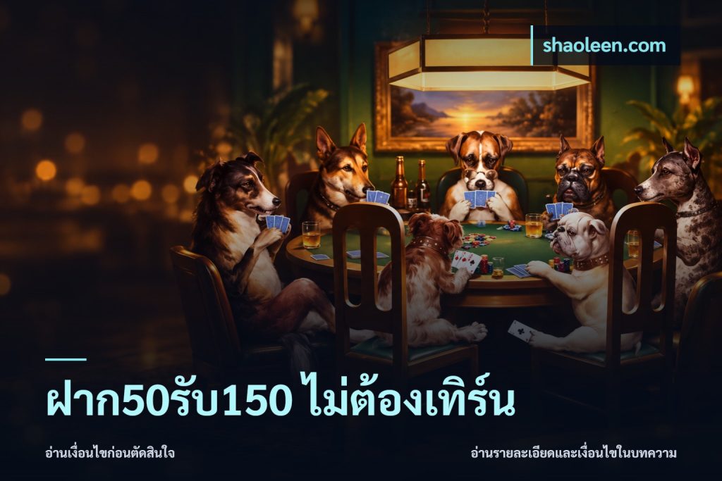 ฝาก50รับ150 ไม่ต้องเทิร์น