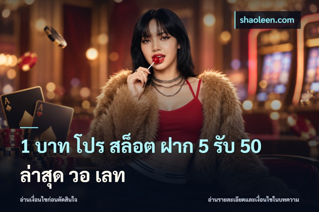 1 บาท โปร สล็อต ฝาก 5 รับ 50 ล่าสุด วอ เลท