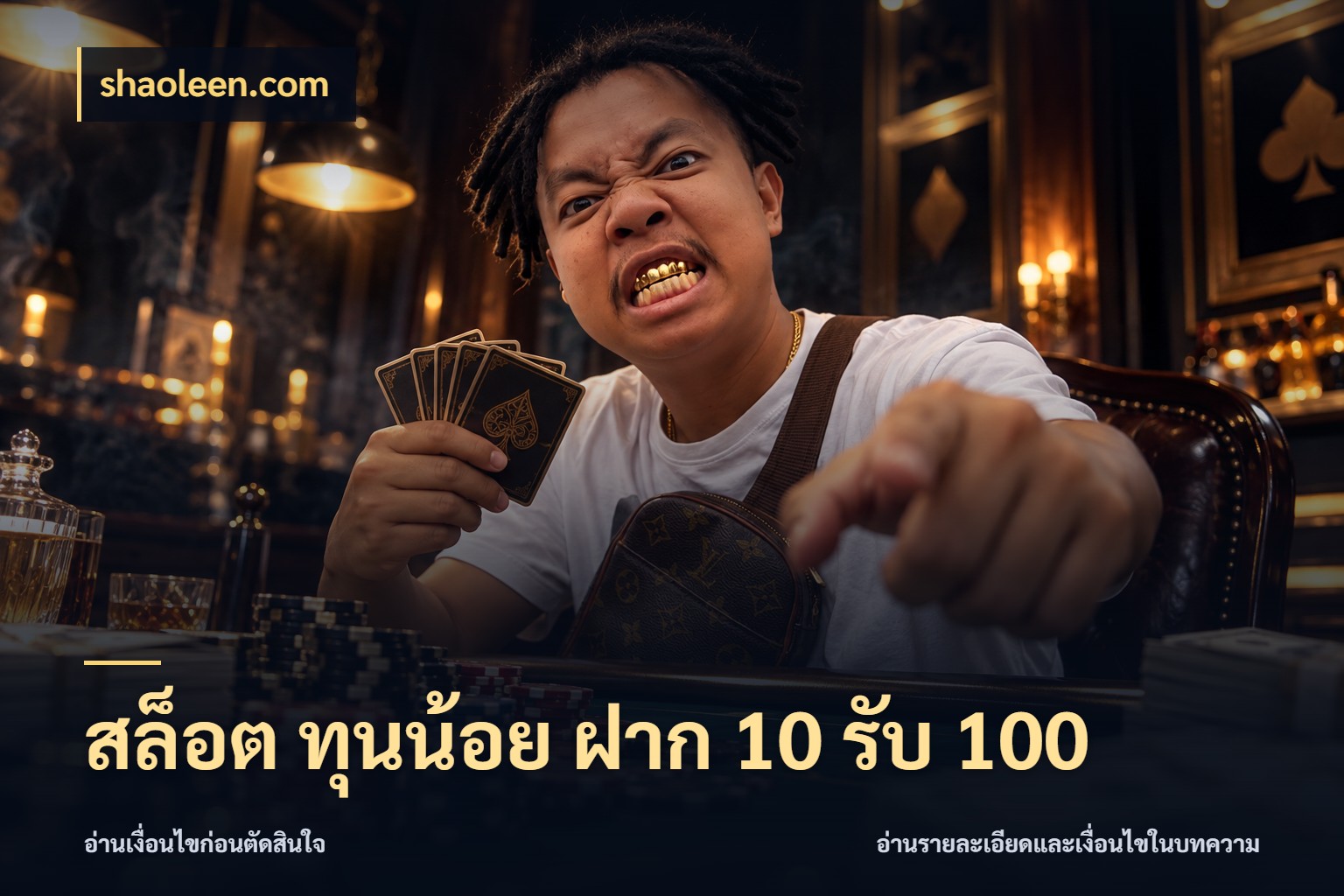สล็อต ทุนน้อย ฝาก 10 รับ 100 shaoleen.com สีสันของโปรฝากและยอดรับ
