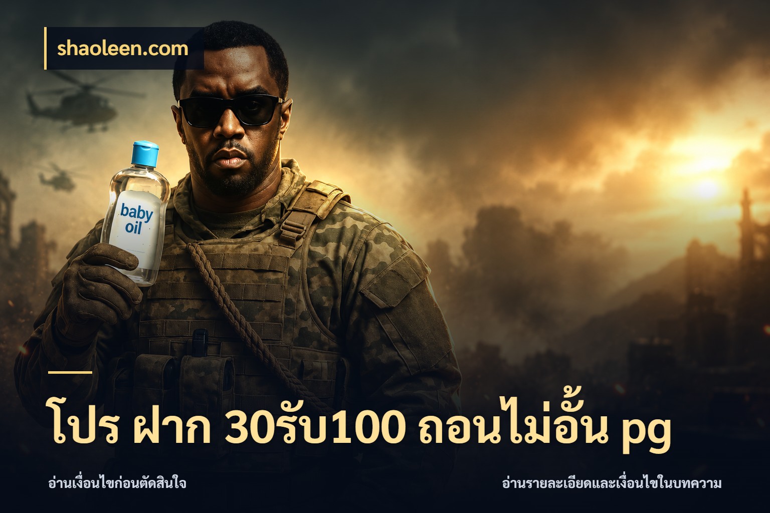 โปร ฝาก 30รับ100 ถอนไม่อั้น pg จับคู่โบนัสกับสไตล์เกมที่ชอบ กับ shaoleen.com