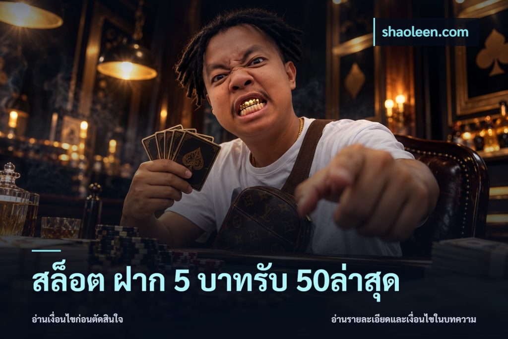 สล็อต ฝาก 5 บาทรับ 50ล่าสุด
