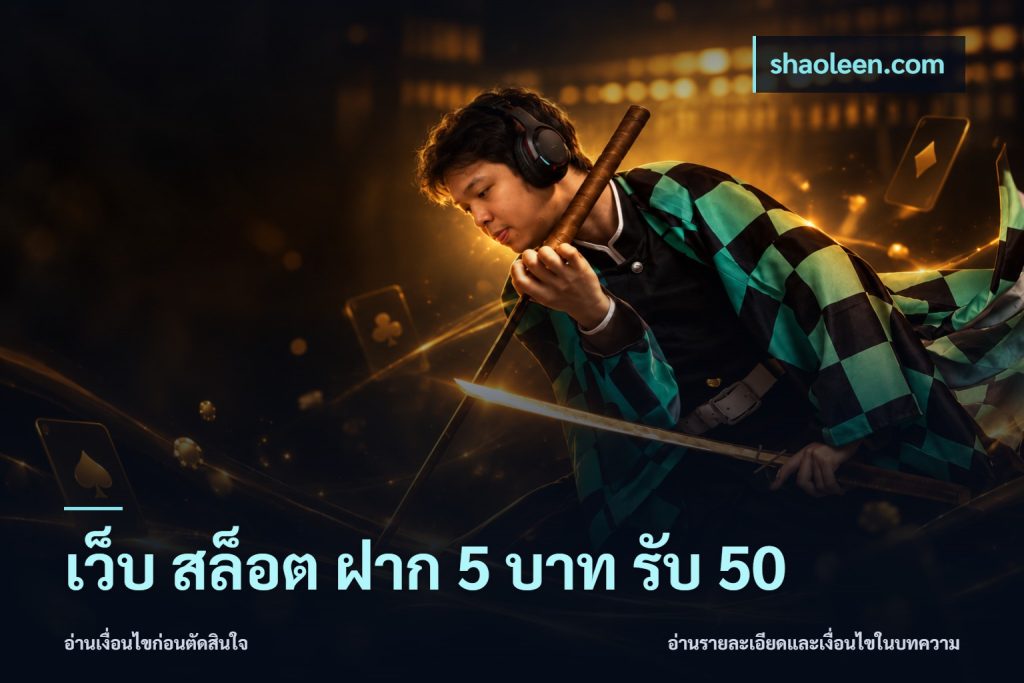 เว็บ สล็อต ฝาก 5 บาท รับ 50