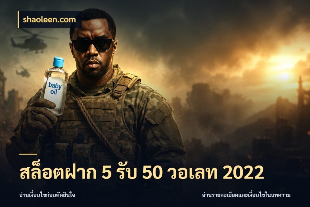 สล็อตฝาก 5 รับ 50 วอเลท 2022 ยอดฝากและยอดรับในมุมของคนชอบลุ้น สไตล์ shaoleen.com