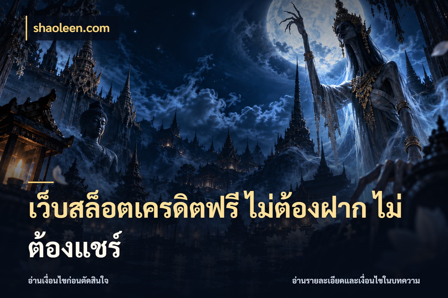 เว็บสล็อตเครดิตฟรี ไม่ต้องฝาก ไม่ต้องแชร์ เครดิตแต่ละรูปแบบมีมุมไหนให้ดู กับ shaoleen.com