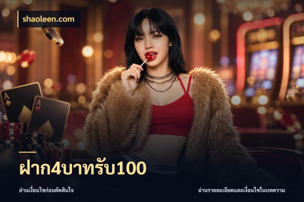 ฝาก4บาทรับ100