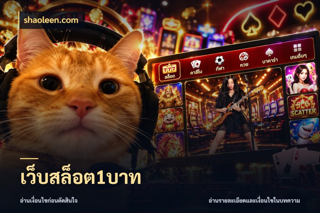 เว็บสล็อต1บาท ยอดเริ่มต้นน่าจับตากับสิทธิ์ที่เกี่ยวข้อง สไตล์ shaoleen.com