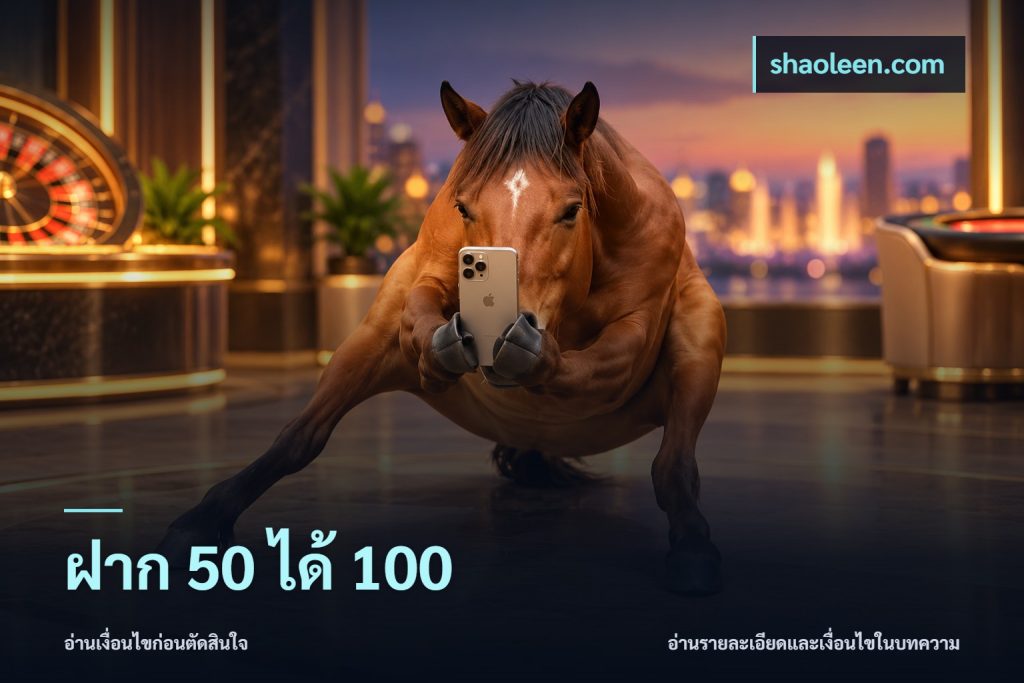 ฝาก 50 ได้ 100