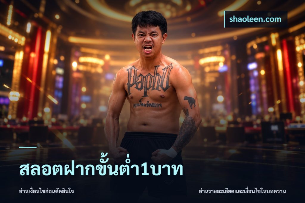 สลอตฝากขั้นต่ำ1บาท