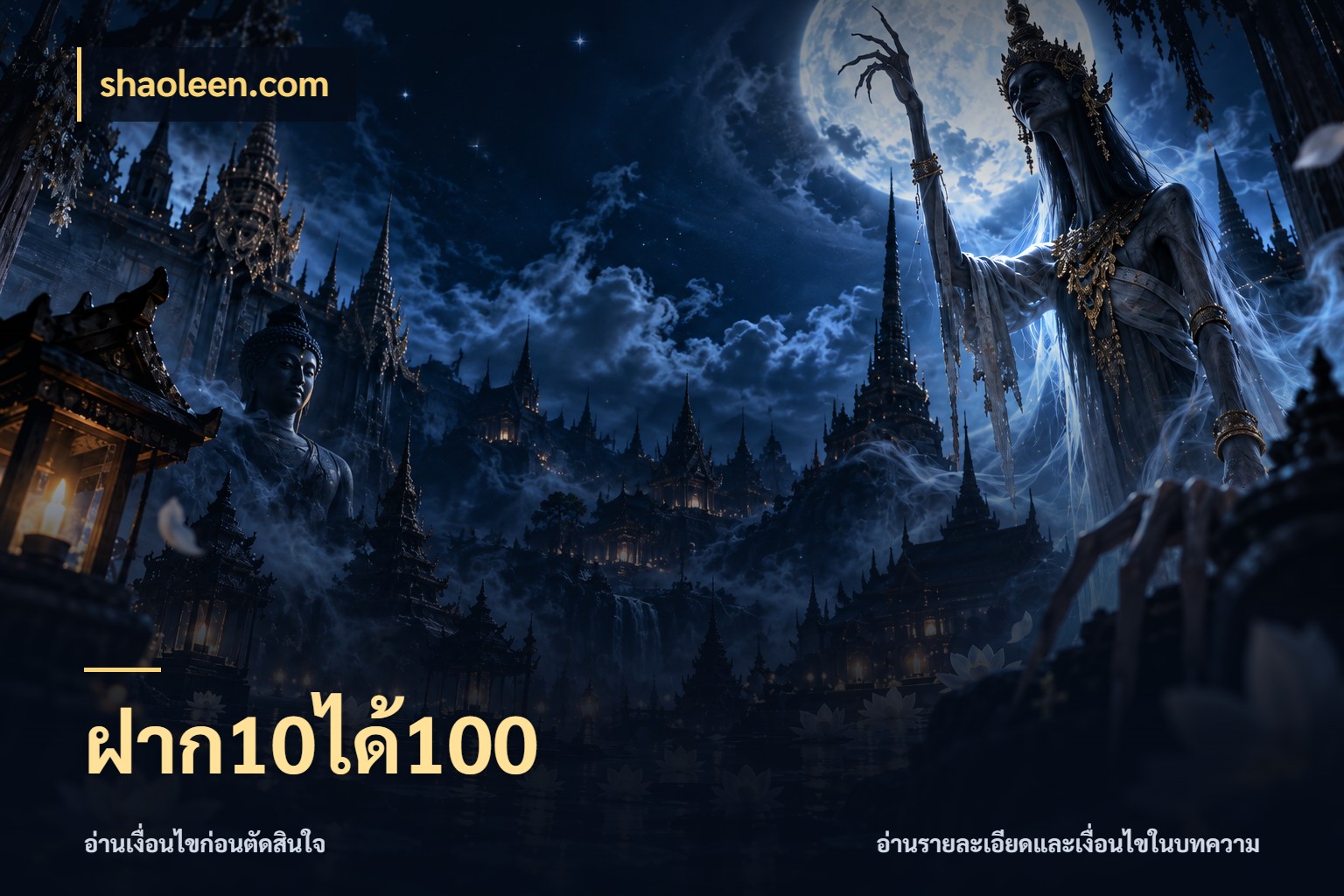 ฝาก10ได้100 โปรยอดรับที่สายเกมสนใจ กับ shaoleen.com