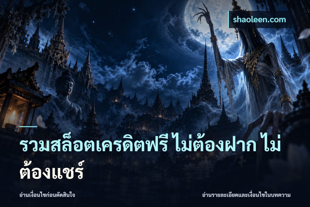 รวมสล็อตเครดิตฟรี ไม่ต้องฝาก ไม่ต้องแชร์