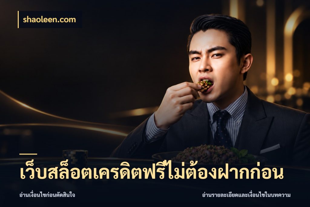 เว็บสล็อตเครดิตฟรีไม่ต้องฝากก่อน