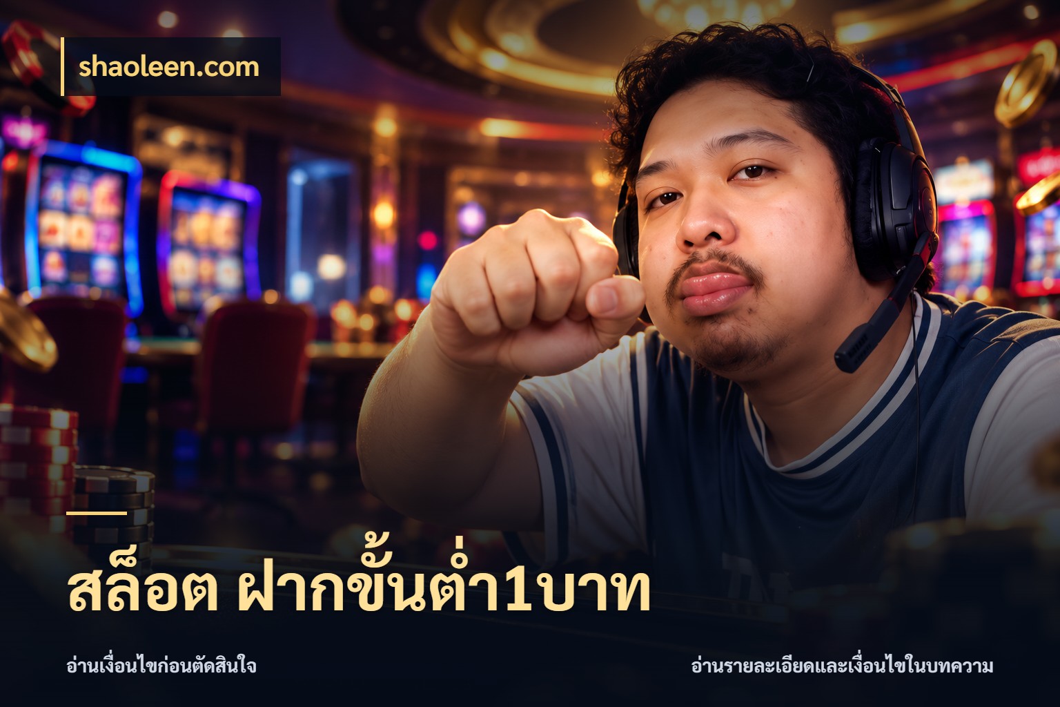 สล็อต ฝากขั้นต่ำ1บาท เกมที่ชอบในขอบเขตเงินของตัวเอง กับ shaoleen.com