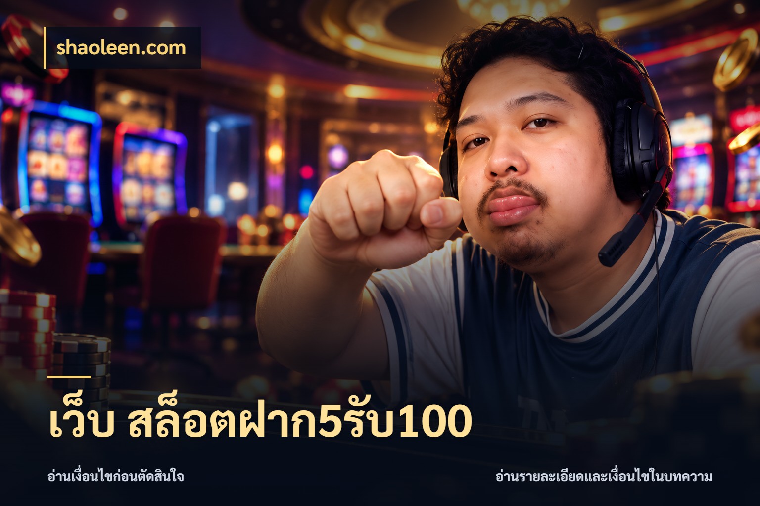 เว็บ สล็อตฝาก5รับ100 shaoleen.com โปรยอดรับที่สายเกมสนใจ