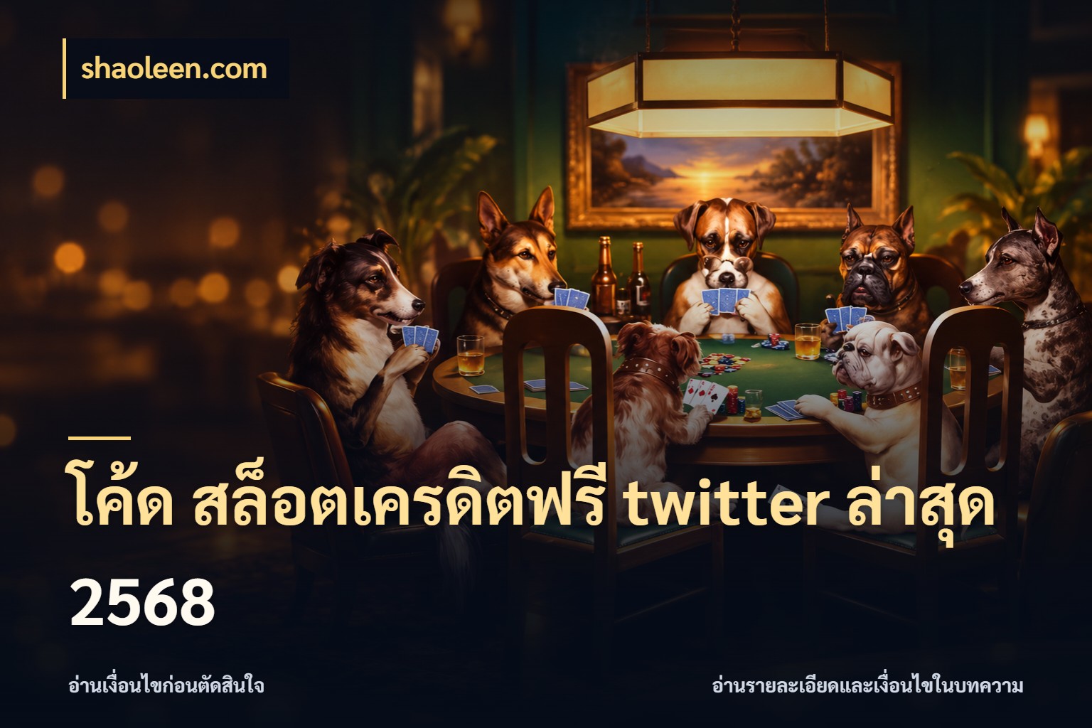 โค้ด สล็อตเครดิตฟรี twitter ล่าสุด 2568 เครดิตฟรีในมุมที่สายโบนัสสนใจ กับ shaoleen.com