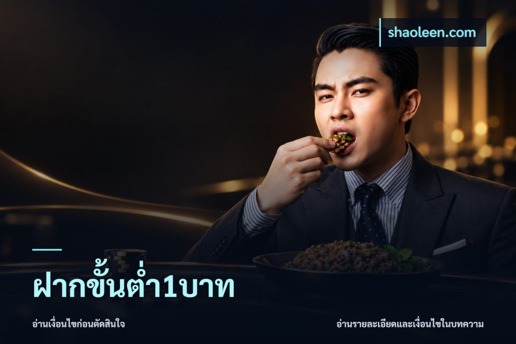 ฝากขั้นต่ำ1บาท