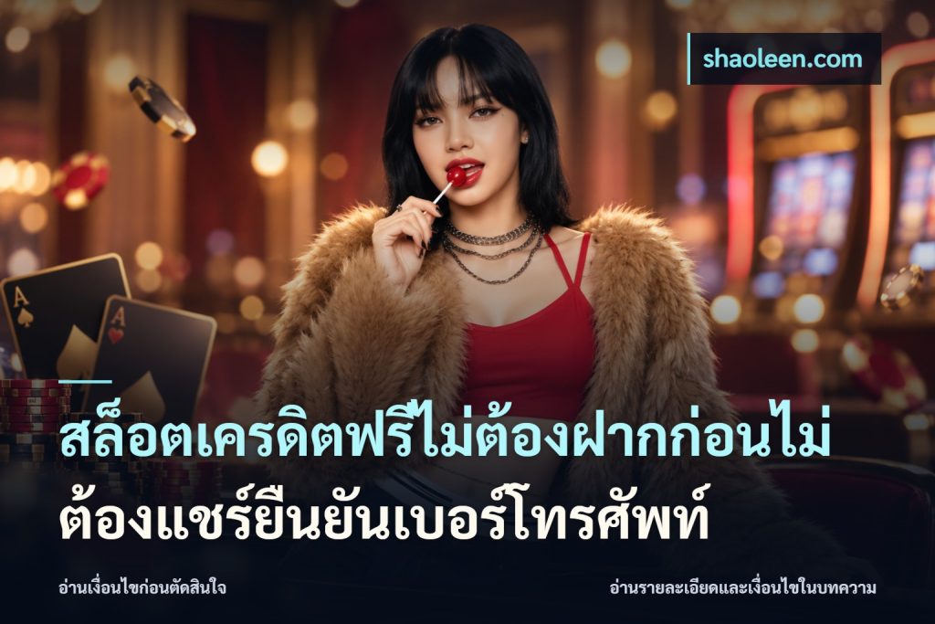 สล็อตเครดิตฟรีไม่ต้องฝากก่อนไม่ต้องแชร์ยืนยันเบอร์โทรศัพท์