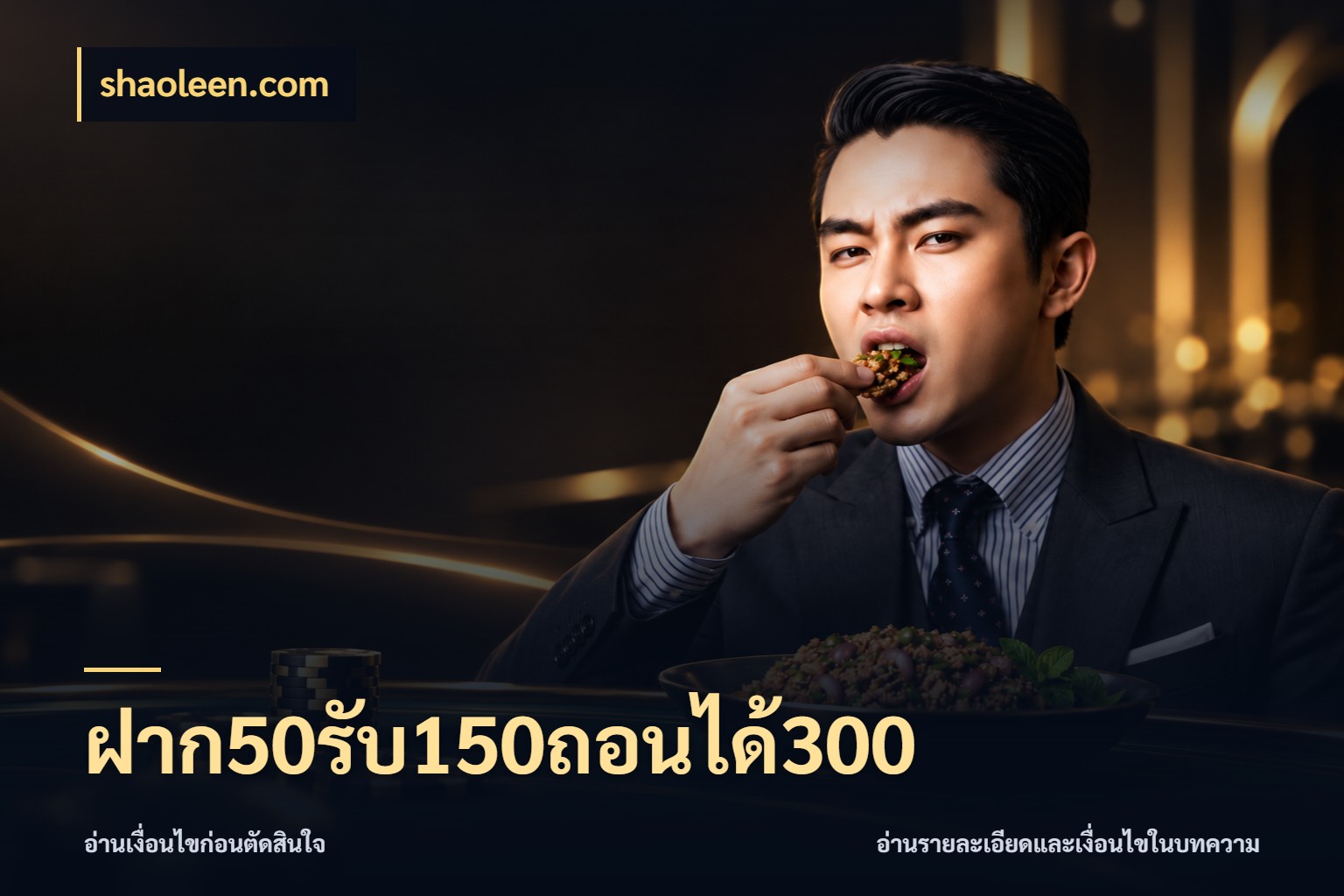 ฝาก50รับ150ถอนได้300 จับประเด็นยอดรับก่อนเลือกความสนุก ในมุม shaoleen.com