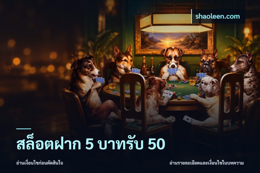 สล็อตฝาก 5 บาทรับ 50