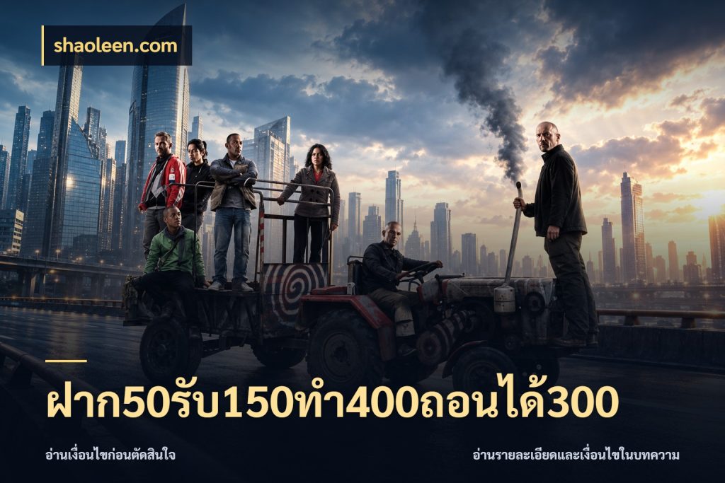 ฝาก50รับ150ทํา400ถอนได้300