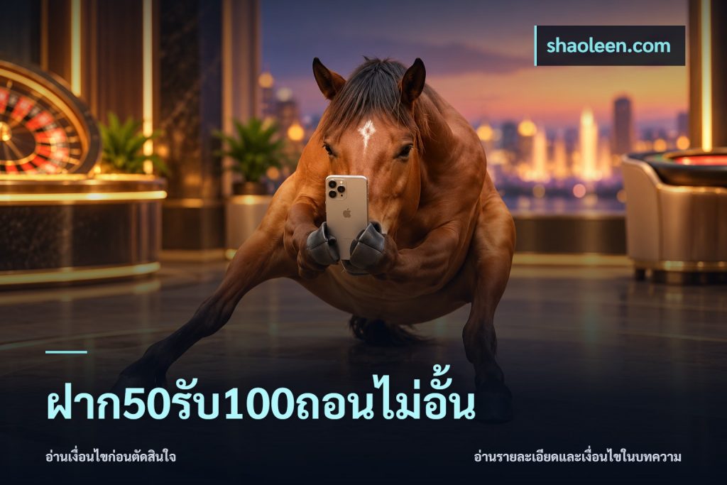 ฝาก50รับ100ถอนไม่อั้น