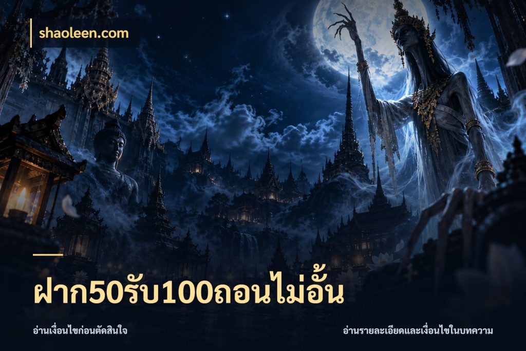 ฝาก50รับ100ถอนไม่อั้น สายโบนัสเลือกจังหวะสนุกได้อย่างไร กับ shaoleen.com