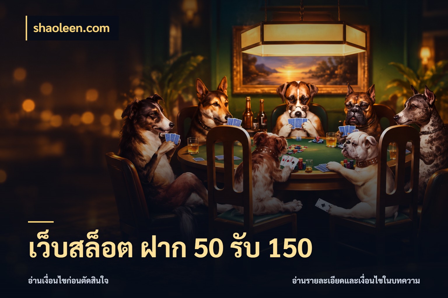 เว็บสล็อต ฝาก 50 รับ 150 เครดิตกับรูปแบบโปรที่ตรงใจ ในมุม shaoleen.com