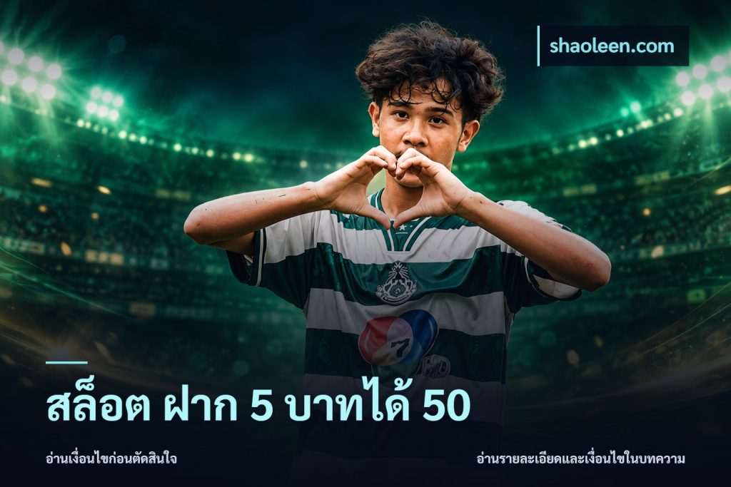 สล็อต ฝาก 5 บาทได้ 50
